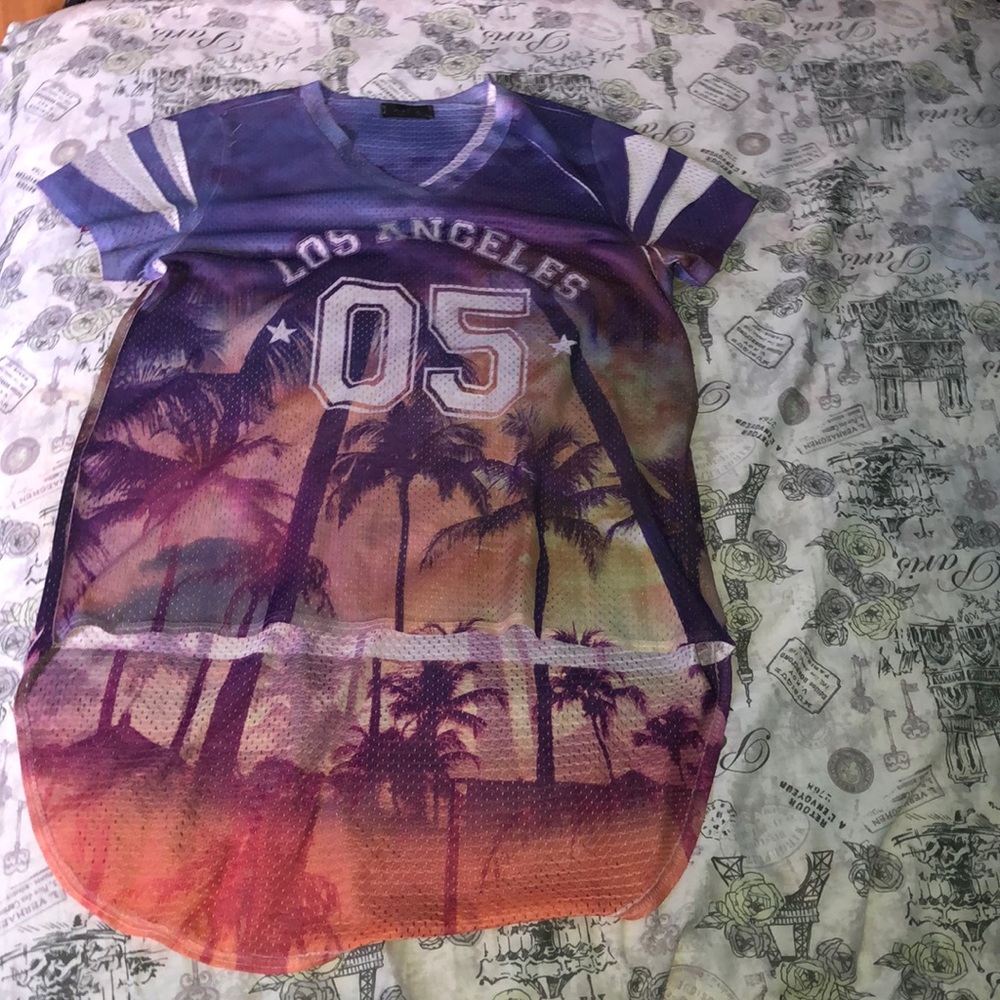 Love j High Low Short Sleeved Top